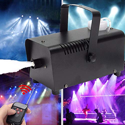 Fog Fog Smoke Mist Machine Mini LED RGB Wireless 400W Stage Effect Disco DJ Party Christmas with...