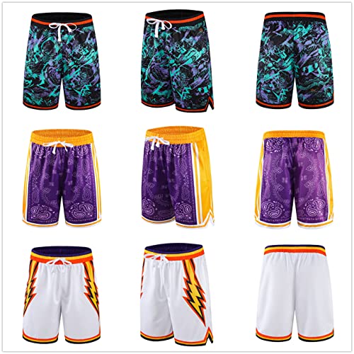 Flyingyan Mens Basketball Athletic Shorts With Zip Pockets Mesh Workout Active Performance Gym Shorts #TOP1