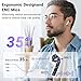Wireless Earbuds, Bluetooth 5.4 Headphones with 42H Ultralight Ear Buds,Bluetooth Earbuds with 4 ENC Noise Cancelling Mics, HiFi Deep Bass Dual LED Display USB-C, Waterproof Earphones for Android iOS