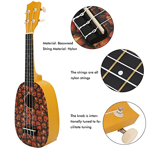 Ukulélé 21 Pouces,Corde en Nylon Tilleul Peinture À Base D’Eau Respectueuse de L’Environnement Ukulélé pour Enfants… - Les Beatles, Paul McCartney, John Lennon, RIngo Starr, George Harrison Ukulélé 21 Pouces,Corde en Nylon Tilleul Peinture À Base D'Eau Respectueuse de L'Environnement Ukulélé pour Enfants… – Image 5