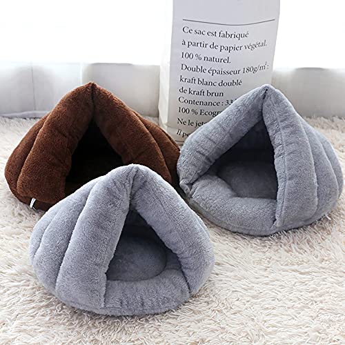 Cama para cachorro estilo pantufa adorável e macia para casa de gato, filhote de pelúcia, tapete de