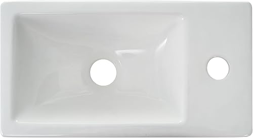 Miniatura 6 de CuisinSmart Conjunto de tocador de baño de 16 pulgadas con lavabo, moderno armario de baño con puertas de cierre suave, juego de gabinete de baño