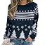 Christmas Tree Navy Blue