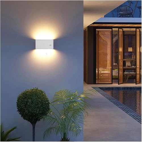 Lámparas de pared con sensor de movimiento e impermeabilidad IP65 para exterior 6