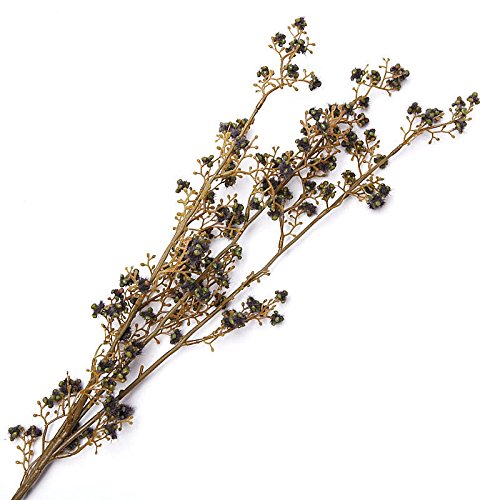 Factory Direct Craft Group of 6 Purple Artificial Wildflower Stems for Home Decor