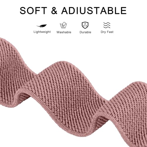 Image of Tobfit Nylon Strap for Samsung Galaxy Fit 3 (Watch Not Included), Flexible Premium Elastomer Nylon Adjustable Watch Band for Galaxy Fit3 2024 SM-R390 Men & Women