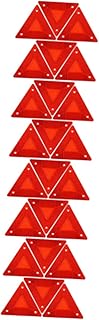 FAVOMOTO 24 Peças Refletor Triangular Sinal De Veículo De Movimento Lento Refletores Triangulares De Veículos Sinais De Alerta Triangulares Refletores Triangulares Para Kit De Carroceria