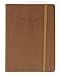 Red Co Journal with Embossed Bee, 240 Pages, 5"x 7" Lined, Brown