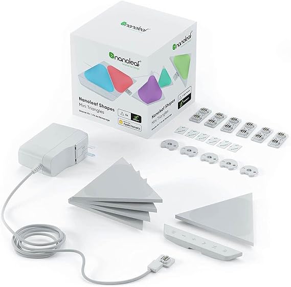 nanoleaf NL485005TW5P Shapes - Mini Triangle Smarter Kit