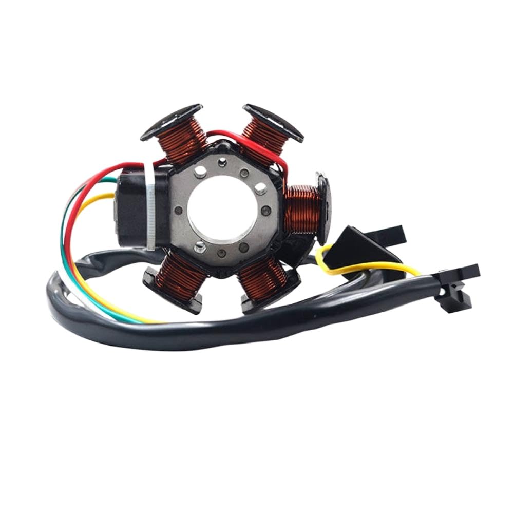 Bobine de Stator pour Générateur de Moto Compatible Avec RS50 RX50 MX50 TZR50 DT50R AM6 XP6 XP6S XR6 CH50 Racing