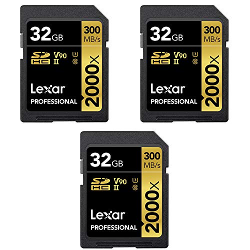 Lexar LSD32GCBNA2000R Pro SDHC 2000X RDR UII BL NA 32GB [J[h (3pbN)