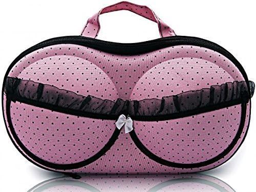 FLIPXEN Shreeji Ethnic Nylon Lingerie Bra Bag (Multicolour)