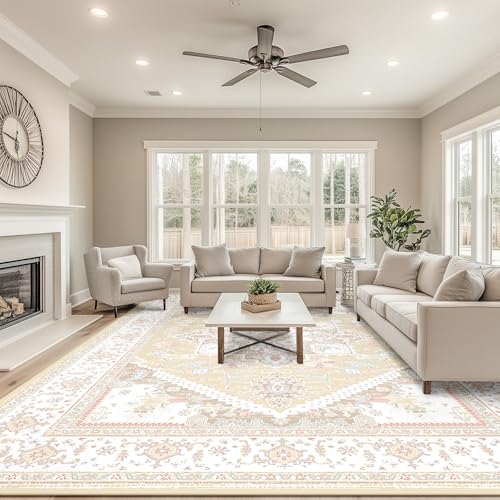 Bestsweetie 9x12 Washable Non-Slip Area Rug