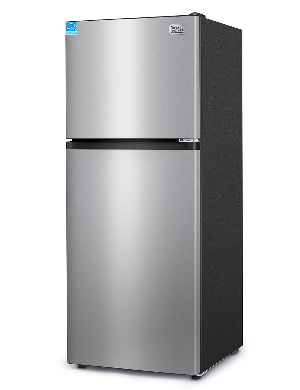 BLACK+DECKER 10.5 Cu. Ft. Top Mount Refrigerator, BR1000XS, Stainless Look