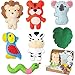 Kit de couture animal en feutre 7 pièces pour enfants Kit de couture animaux mignons en peluche avec plusieurs outils de couture pour débutants garçons filles