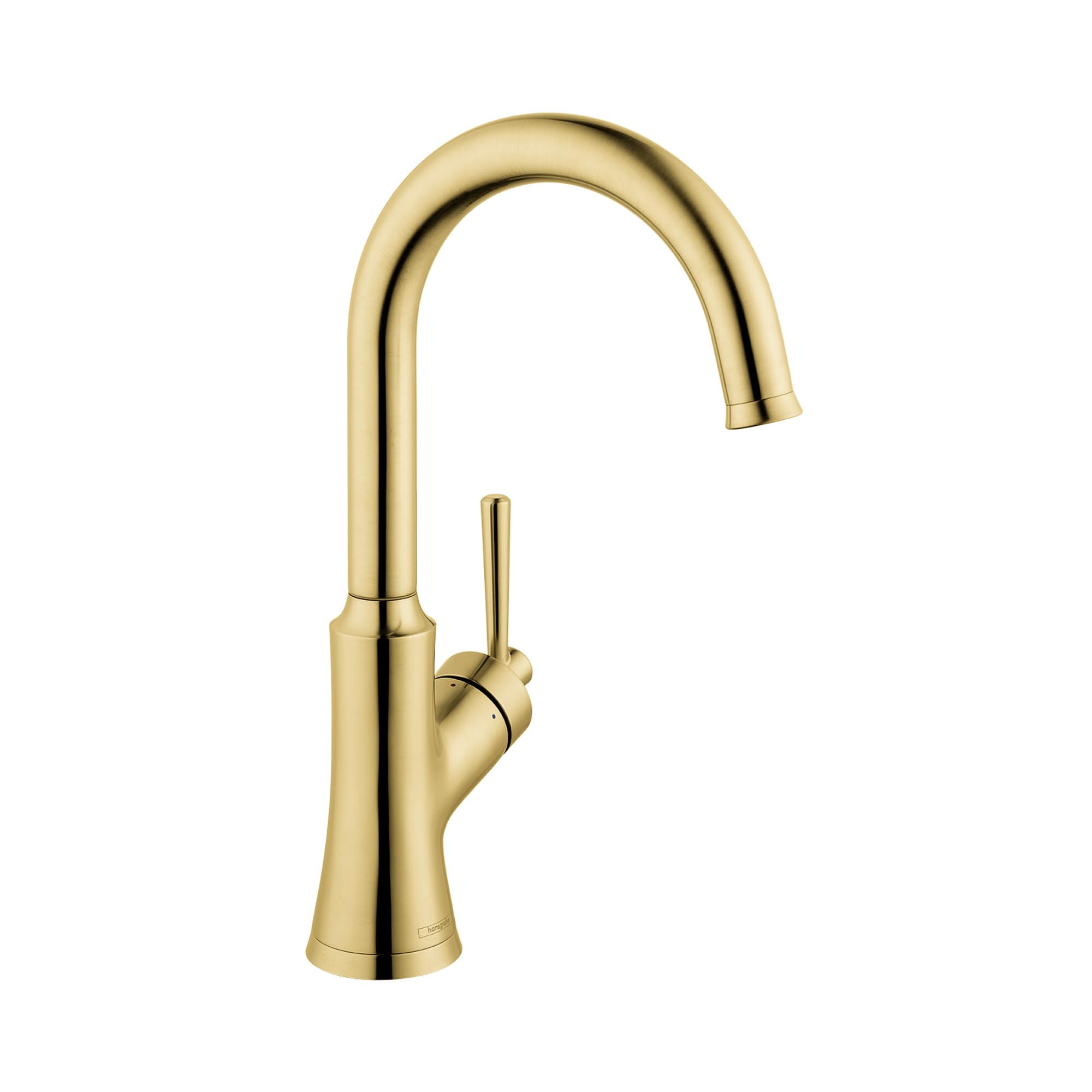 Mitigeur de cuisine hansgrohe Joleena 04795250 haut de 35,6 cm coloris or