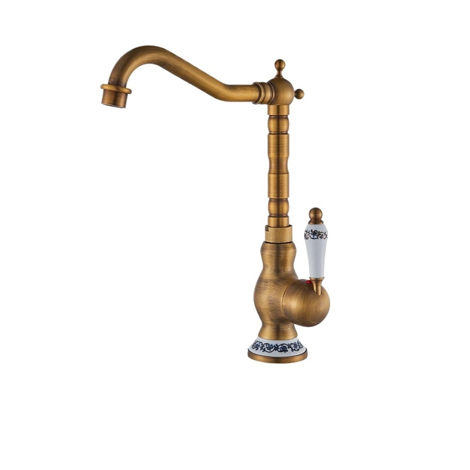 Robinet mitigeur vintage laiton pour cuisine et salle de bain