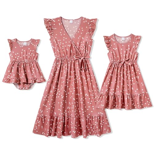 IFFEI Mommy and Me Dresses Outfits Family Matching Dots...