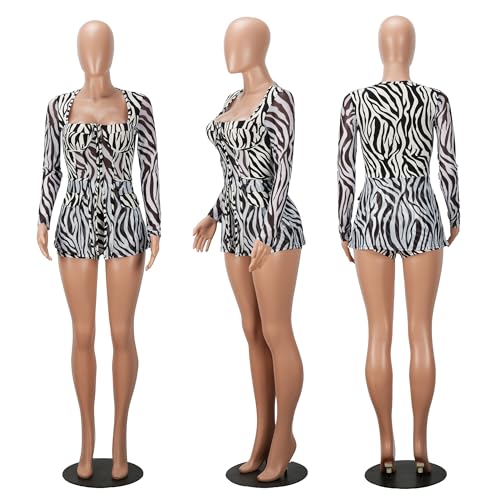Image of Jigfar Women Sexy Elegant Bodycon Jumpsuit Going Out Romper Birthday Party Club Night Outfits