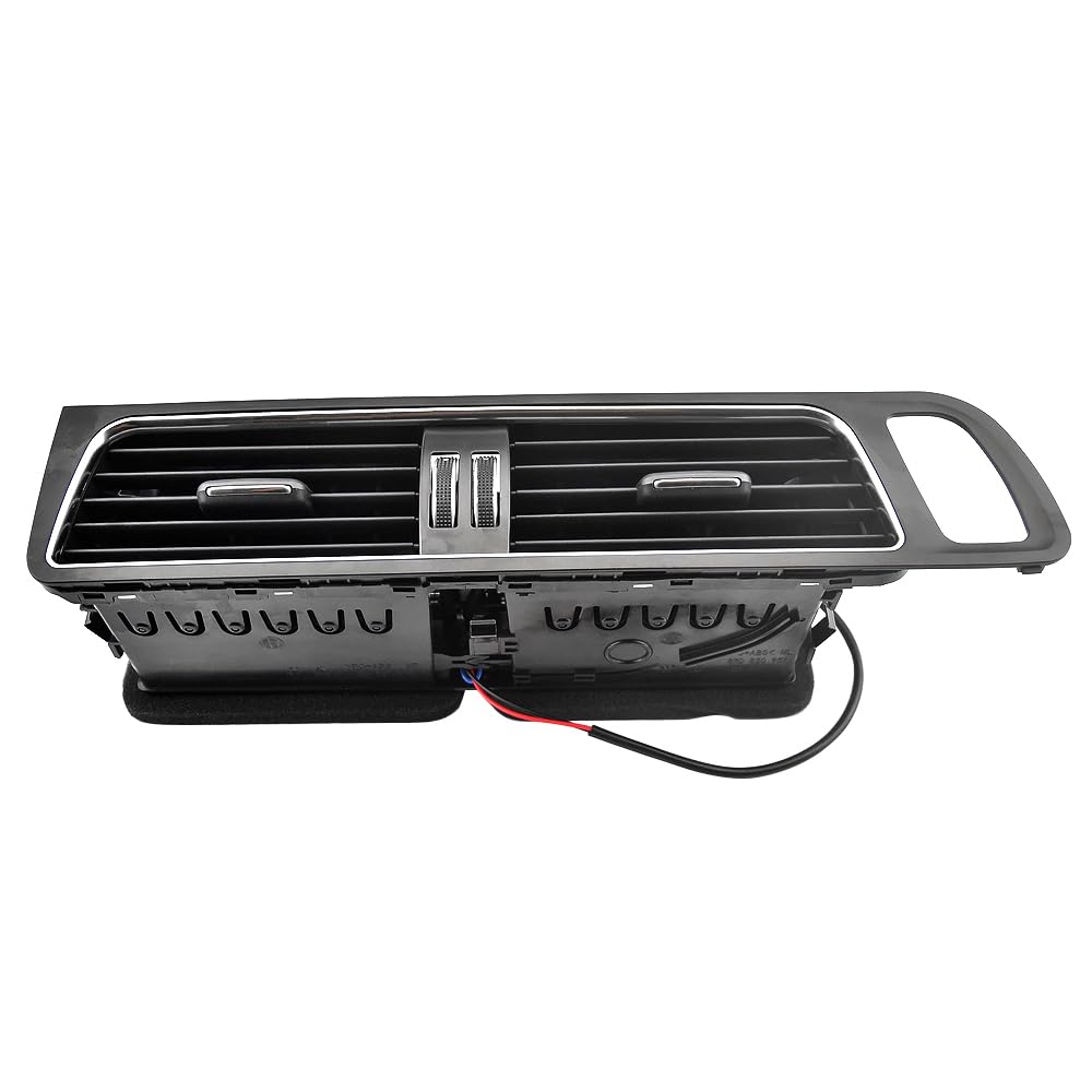 Grille d'aération centrale pour tableau de bord avant de la voiture Compatible avec Audi Q5 2009-2018 8R1820951GWVF-PT