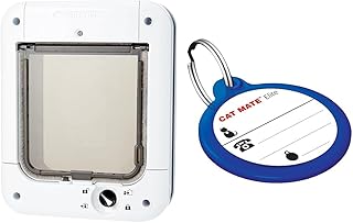 Cat Mate Microchip Cat Flap White & Electronic ID Brand ID Disc product image