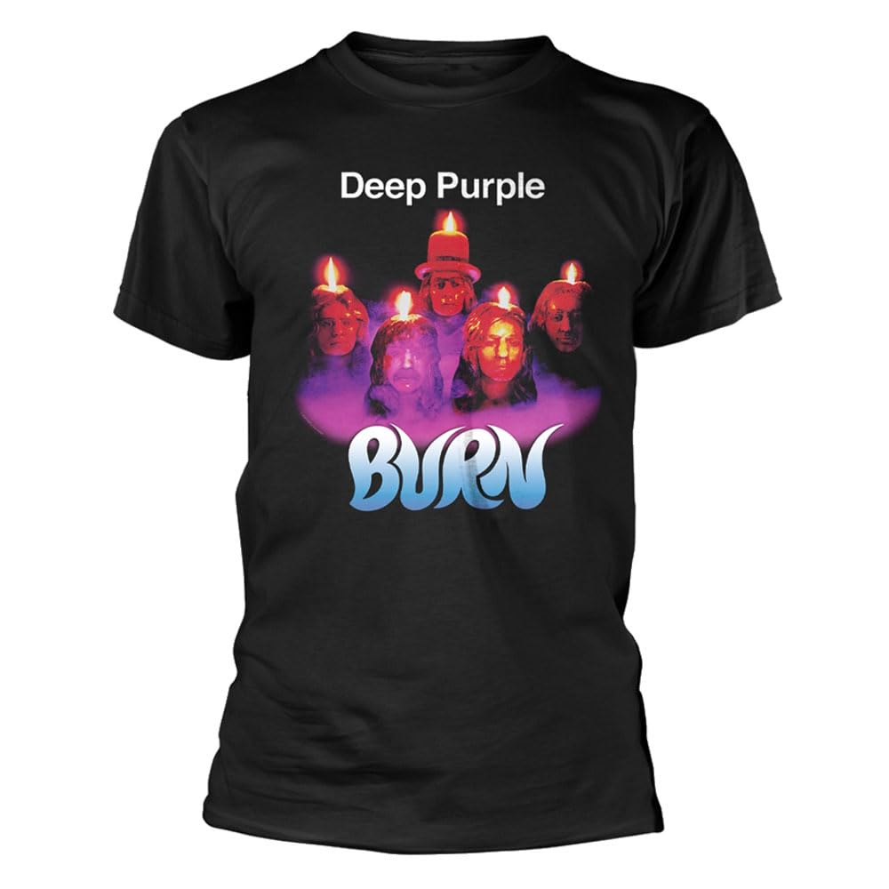 DEEP PURPLE BURN T-Shirt XXX-Large BLACK