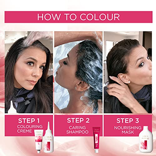 L'Oréal Paris Excellence Crème Permanent Hair Dye, Radiant At-Home Hair Colour with up to 100% Grey Coverage, Pro-Keratin… – Ansicht 3
