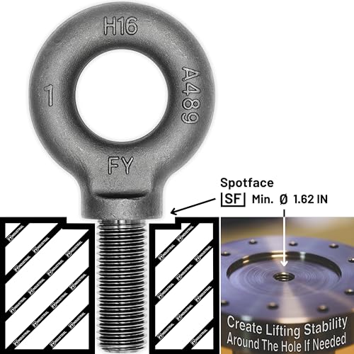 Image of Lifting Shoulder Eye Bolt 1 inch-8 X 2-1 /2 inch