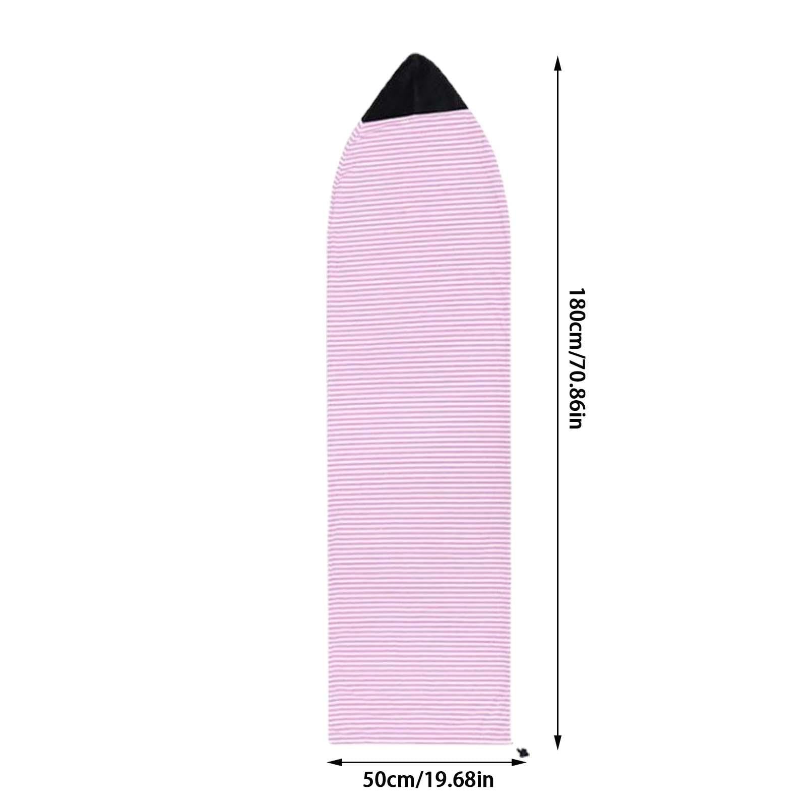 Surfbrett-Socken, leichte Schutzhülle für Surfbretter, gestrickte Surfbrett-Tasche, Longboard-Socken, ideal für lokale Ausflüge zum Strand, Rosa