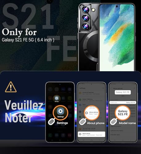 Coque de protection transparente et souple en TPU résistant S21 FE - 7