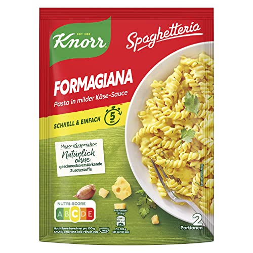 Knorr Spaghetteria Nudel-Fertiggericht Formagiana leckeres Nudelgericht fertig in 5 Minuten 163 g