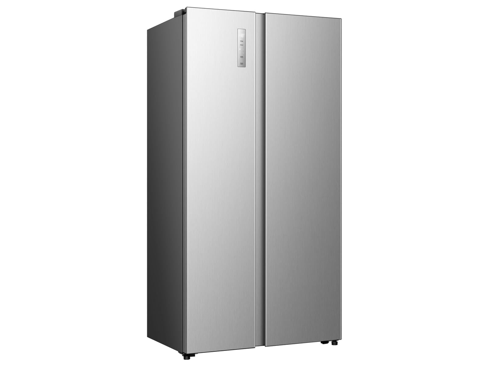 Hisense RS3P558NEIE Side-by-Side/ 544L/ Großes Fassungsvermögen/XXL Türfach/Multifunktionale Getränkeablage/Flat Duct/No Frost/SuperCool/BxHxT: 91,1×178,6×61,5cm/ Silber [Energieklasse E]