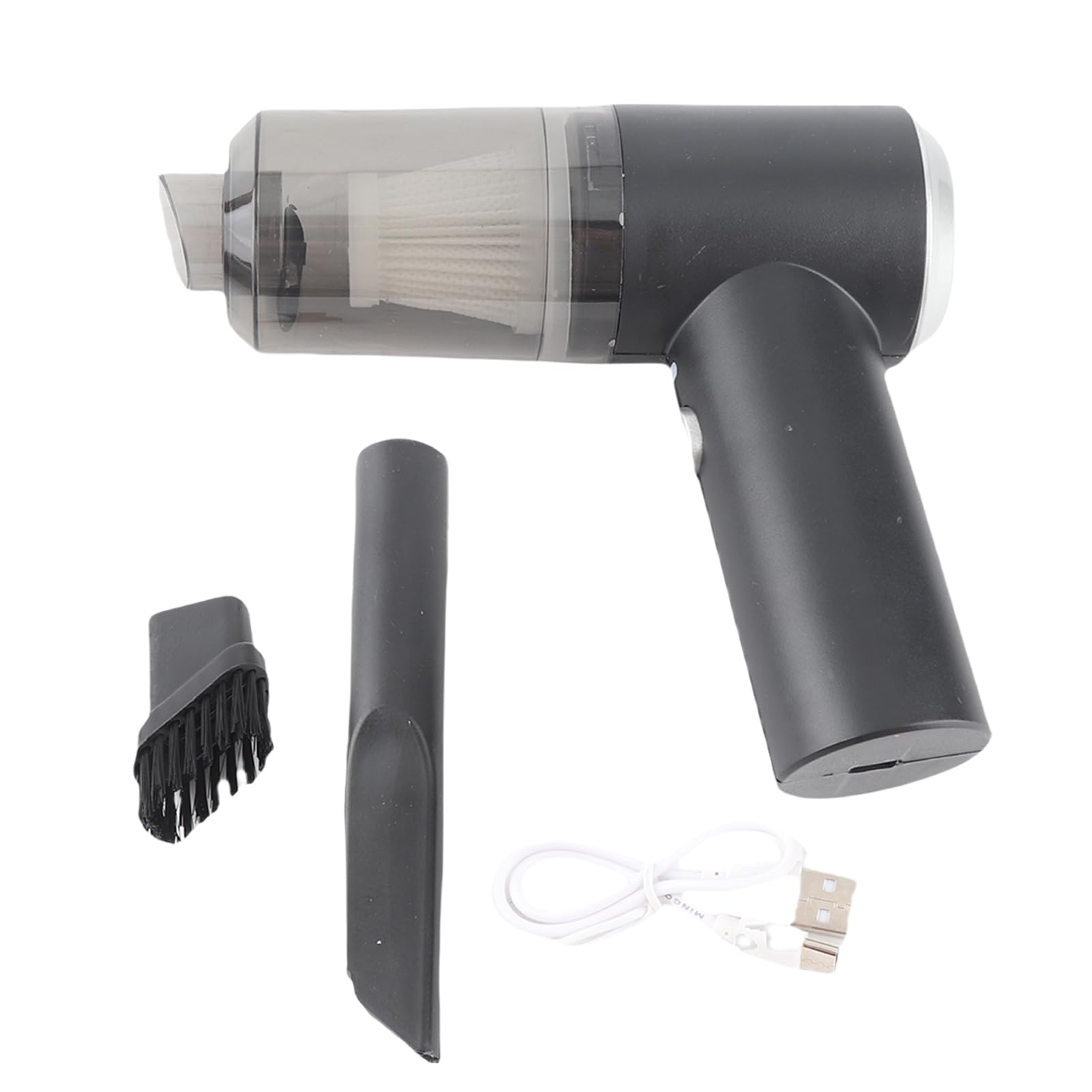 Alomejor Mini Vacuum Cleaner, 9000Pa Cordless Handheld Vacuum with LED Light and Washable Filter for Desktop Keyboard Car Cleaning 0.1L Capacity
