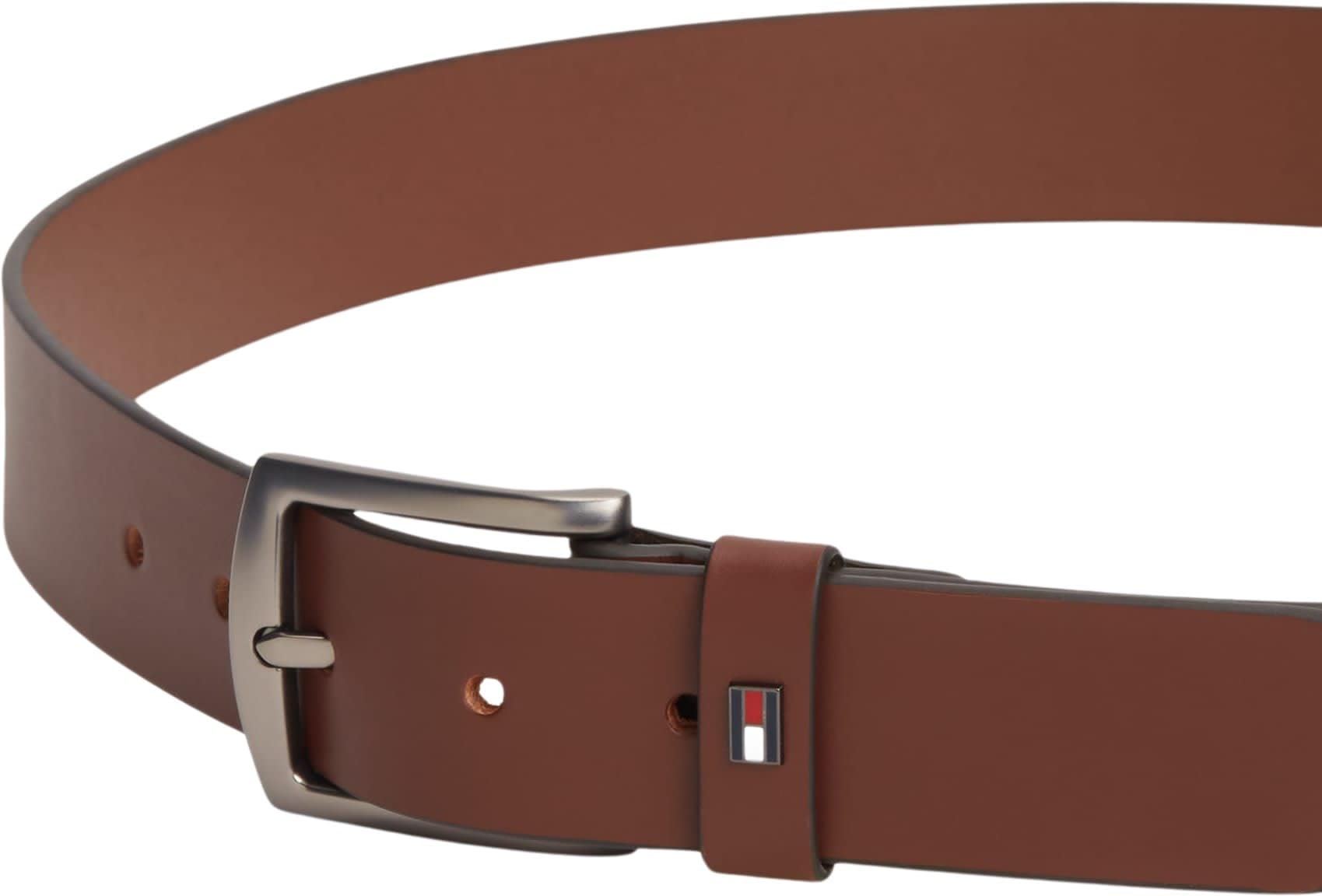 Tommy Hilfiger Cintura Uomo Denton 3,5 cm Cintura in Pelle