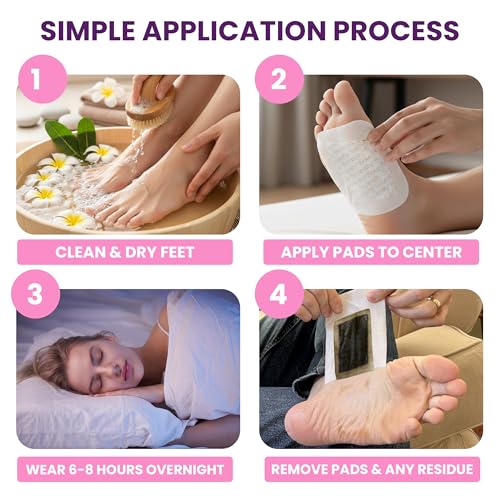 Image of Sole Serenity Foot Pads with Vitamin C, Elderberry, Echinacea, Ginger & Zinc for Men and Women (20 Pads)