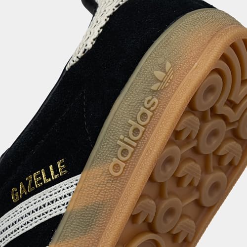 adidas Gazelle Indoor Womens Lifestyle Shoes (Black/Beige/Gum)3
