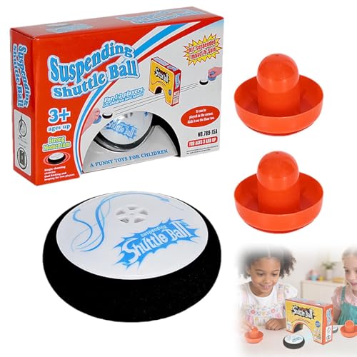 Portables Air Hockey-Set Air Hockey Set Electric Floating Hockey mit 2 Roten Lufthockey Drücken Neuartiger Tisch Hockeys Puck