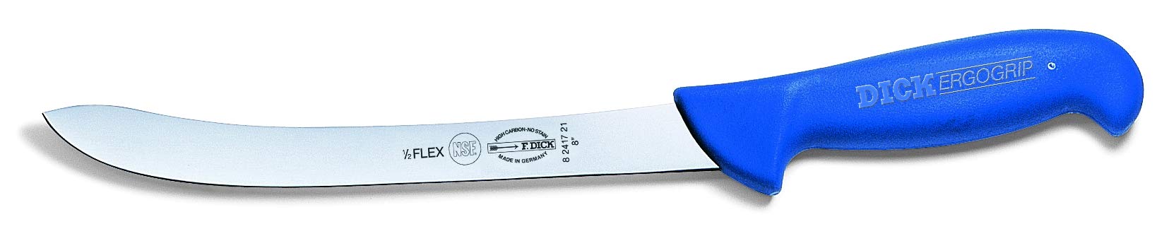F. DICK Cuchillo para filetear pescado ErgoGrip (cuchillo fileteador con hoja de 18 cm, acero X55CrMo14, inoxidable, 56° HRC) 82417181