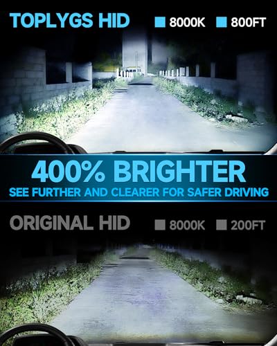 Image of 8000K Blue D3S Xenon Headlight Bulb Fit for Dodge Durango Dart | OEM High Low Beam Xenon Light Fit for Dodge 2014-2020 Durango 2013-2016 Dart, 400% Brighter Long Lifespan, Pack 2