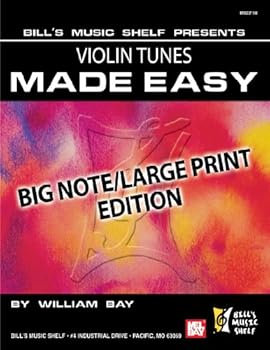 Paperback Violin Tunes Made Easy [Large Print] Book
