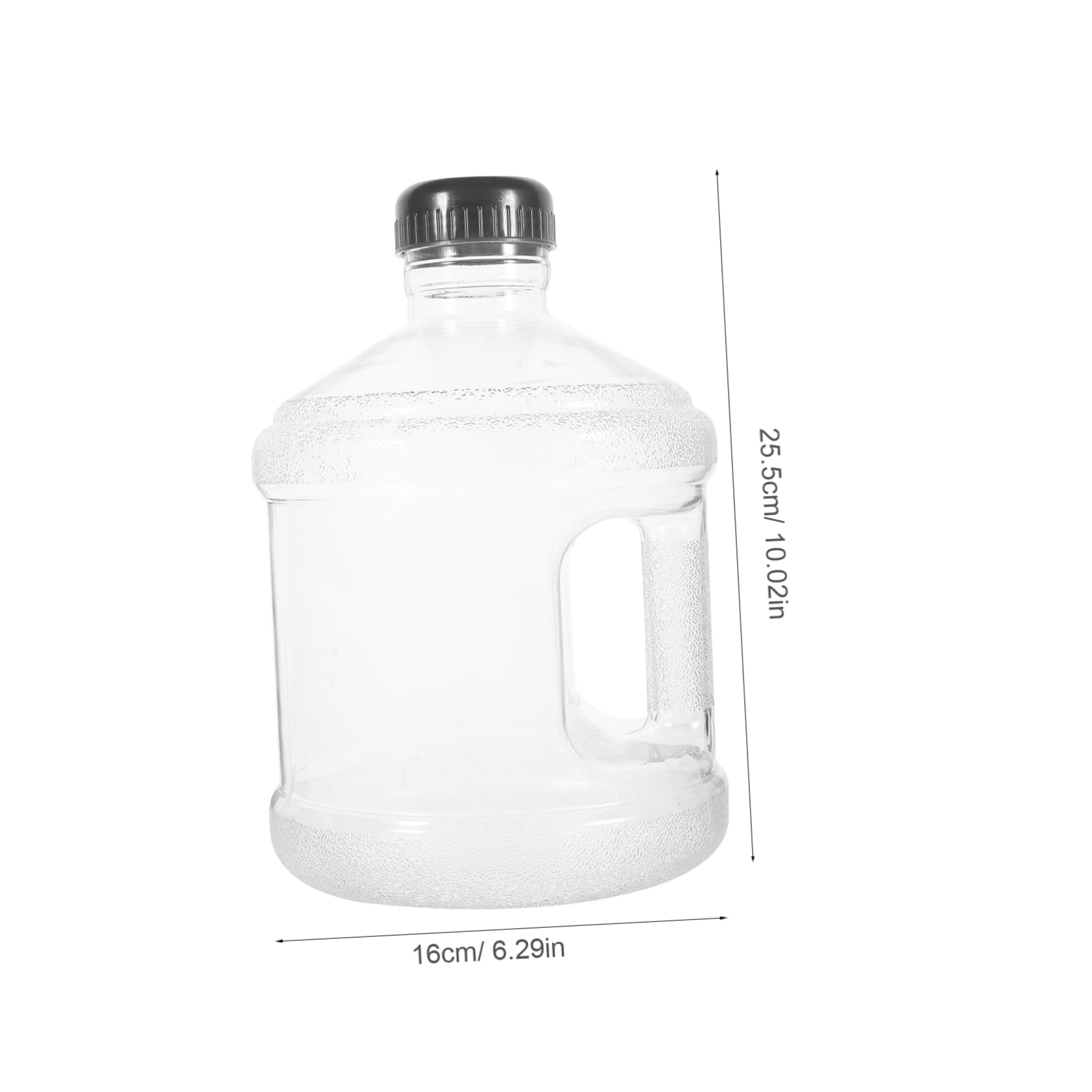 Garneck Outdoor Water Jug Portable Water Container for Camping Hiking Travel Thick Material Transparent Design for Picnics and Outdoor Activities