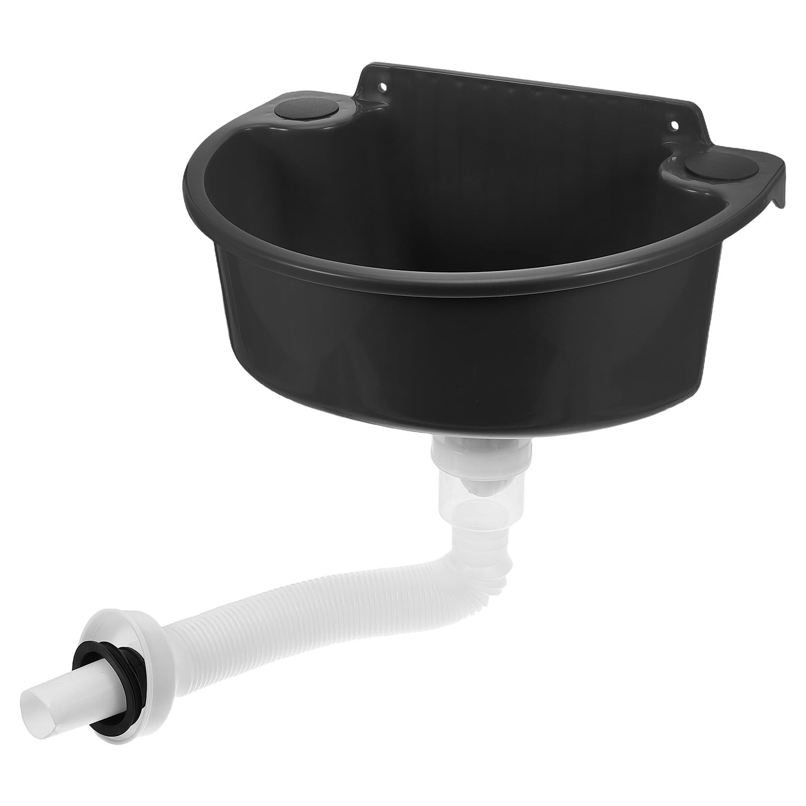 Angoily 1 Set Mini Plastic Bathroom Wall Sink - Small Wash Basin No Drill - Wall-Mounted Hand Basin for Dorm, Rv, Camper - Compact Garage Sink with Drain Pipe
