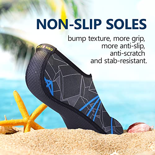 Image of JACKSHIBO Water Shoes for Women Men Quick-Dry Swim Shoes Beach Water Socks