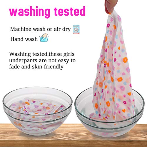 Anktry 2-12 Years Old Girl’s Solid Color Biking Shorts Safety Dress Boyshort Panties for Toddlers 6 Pack Underwear4