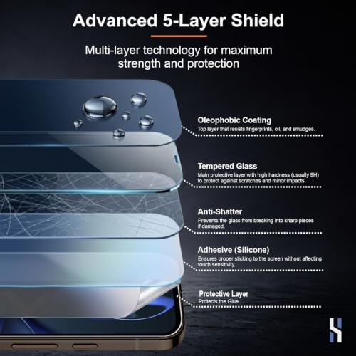 Image of Tempered Glass for Google Pixel 9A Military Grade 9H Screen Guard, Anti-Scratch, Shatterproof, Edge-to-Edge Full Coverage - Black Border