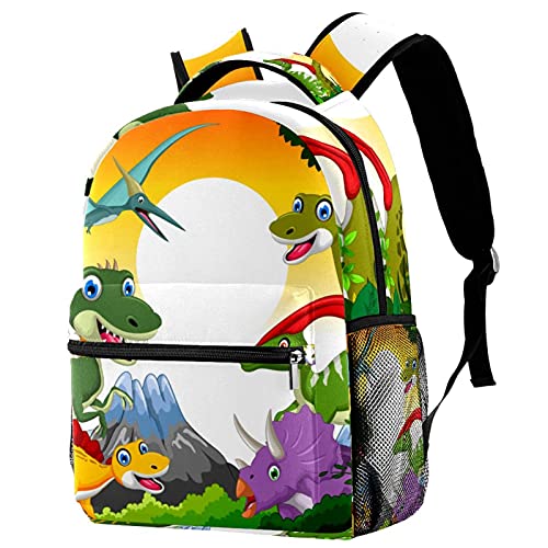 Sac à dos école primaire dinosaure mixte enfants cartable primaire