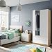 Habitdesign LC1222F - Armario Dos Puertas, Acabado en Color Roble Canadian y...