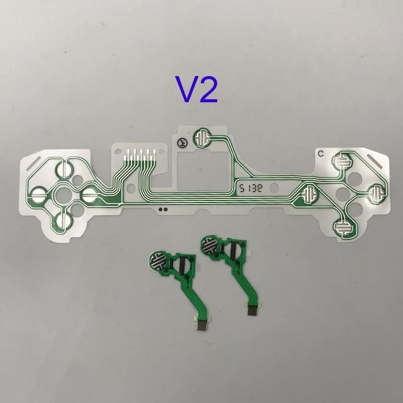 Image of PSS PS5 Controller BDM-010 BDM-020 BDM-030 Conductive Film Button Ribbon Circuit Keyboard Flex PCB Board Cable Accessory Replacement PS5 Controller V1.0 V2.0 V3.0 Flex Cable (BDM-020)