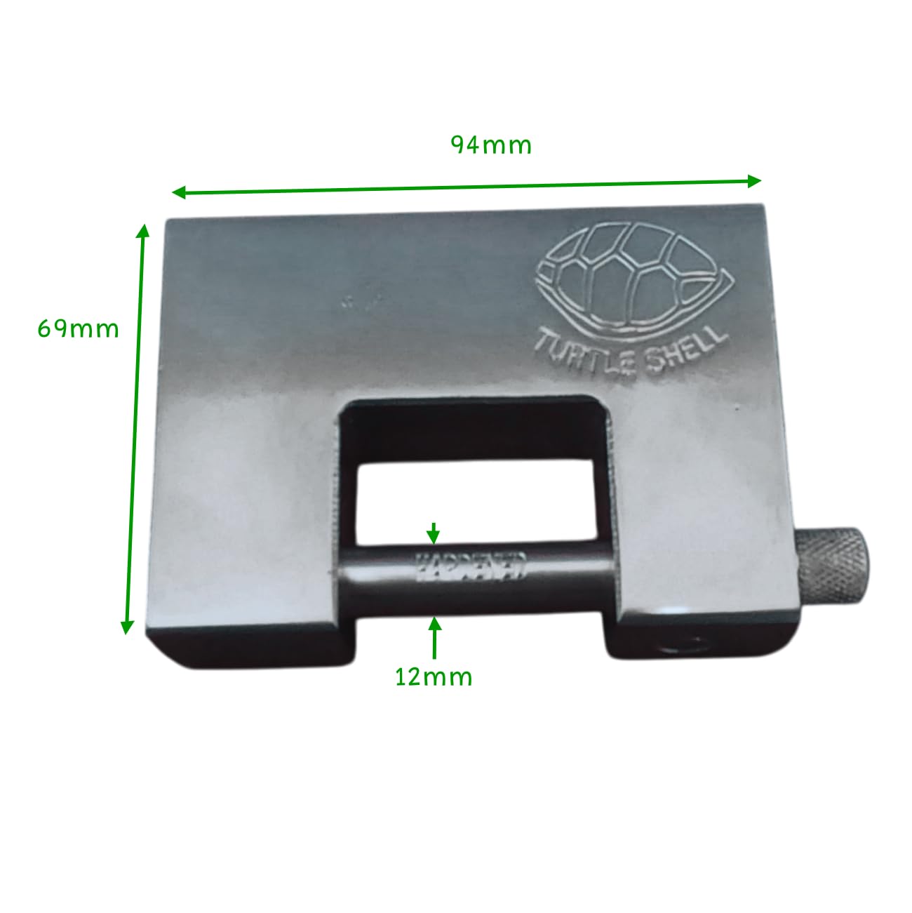 Verrou de porte de garage sécurisé par un cadenas de haute protection