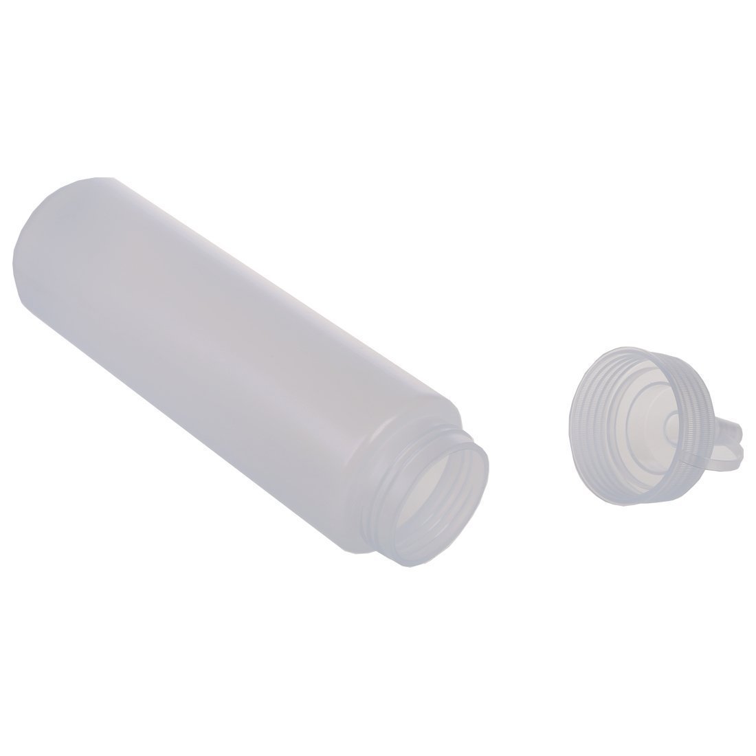 Godskitchen 12 Ounce (Set of 6) - Clear Plastic Squeeze Squirt Condiment Bottles with Twist On Cap Lids — Amazon image 5
